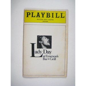 S Epatha Merkerson Lady Day at Emerson Bar Grill Playbill 1987 Ticket Holgate